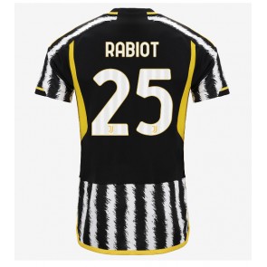 Juventus Adrien Rabiot #25 Koszulka Podstawowych 2023-24 Krótki Rękaw